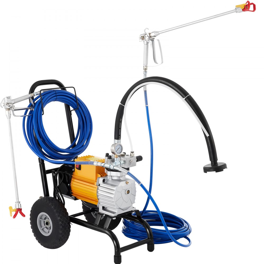VEVOR Paint Sprayer 220V 3000W Airless Paint Sprayer 15m Hose Paint Gun 5HP 3300PSI Paint Sprayers For Home for ships, bridges, towers, poles and other large long-term industry metal structures
