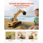 Remote Control Excavator Toy 15 Channel 1:14 Scale RC Excavator Digger for Kids
