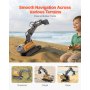 Remote Control Excavator Toy 11 Channel 1:20 Scale RC Excavator Digger for Kids