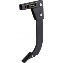 VEVOR Hitch Mounted Ripper, 16\" Shank Length Box Scraper Shank, 4 Hole Site Box Blade for Tractor, 2 Locating Pins Ripper Shank, 2 Plough Tips Box Blade Shank Teeth