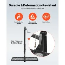 VEVOR Hitch Deer Hoist with Lifting System Platform 300 lb Game Hoist Winch Lift