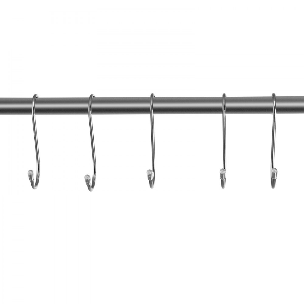 VEVOR S Hooks 40 Pack, 3.4 Inch Metal S Shaped Hangers of 22.05 LBS Load Capacity, Heavy Duty Stainless Steel Hanging Hooks for Hanging Plants, Jeans, Clothes in Garden, Closet, Kitchen, Bathroom