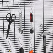 S Hooks 40 Pack 22.05 LBS Load Capacity Stainless Steel Heavy Duty Metal Hooks
