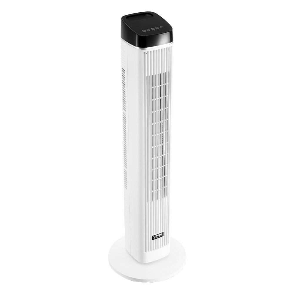 VEVOR Tower Fan, 22 ft/s Velocity Quiet Floor Fan, 70° Oscillating Fans for Indoors with 3 Speeds, 4 Modes, 12H Timer, Portable Standing Bladeless Fan with Remote Control for Bedroom, Office, Home