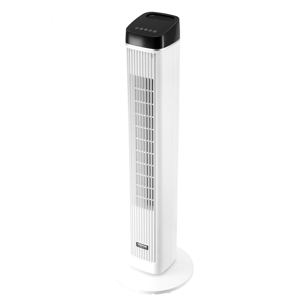 VEVOR Tower Fan, 22 ft/s Velocity Quiet Floor Fan, 70° Oscillating Fans for Indoors with 3 Speeds, 4 Modes, 12H Timer, Portable Standing Bladeless Fan with Remote Control for Bedroom, Office, Home