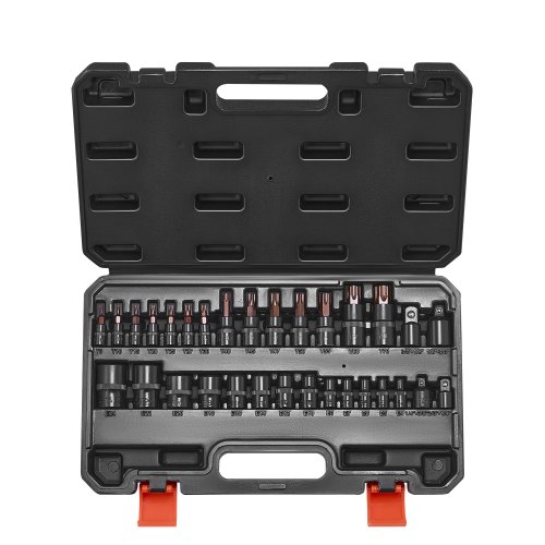VEVOR Torx Bit Socket and External Torx Socket Set, 31-Piece T8