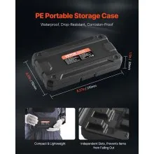 XZN Triple Square Spline Bit Socket Set 10-Piece M4-M18 Cr-V Steel Storage Case
