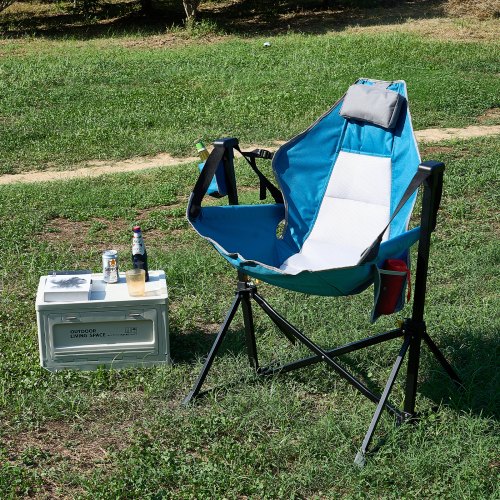 VEVOR Reclining Camping Chair, 136 kg Load Camping Hammock Chair