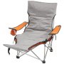 VEVOR Reclining Camping Chair Folding Chair 330 lbs Load for Outdoor & Home