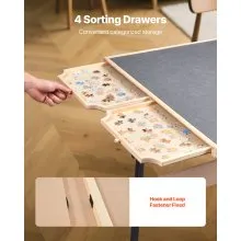 VEVOR 1500 Piece Puzzle Board with Leg Adjustable Portable Wooden Jigsaw 86x63cm