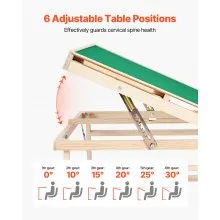 VEVOR 1500 Piece Puzzle Board with Folding Leg Portable Wooden Jigsaw 86x63cm