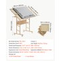 VEVOR 1500 Piece Puzzle Table with Legs, 4 Drawers, and Cover, 87x63 cm, Gift for Mom, Portable Wooden Board, Felt Surface Puzzles Jigsaw Accessories for Adults, 0°-45° Tilting Storage Organizer