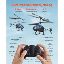 RC Helicopter 3.5 Channel Remote Control Plane Mini Aircraft Toy Kids Present