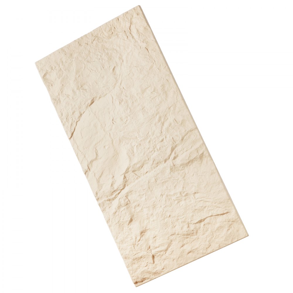 VEVOR 3D Wall Panels, 4 Pack 48 x 24 in PU Natural Stone Imitation Wall Art Tiles, 32 Sq.Ft Coverage Accent Wall Panel, Interior Home Decor for Ceiling, Bedroom, Living & Gaming Room, Stone Yellow