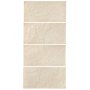 3D Wall Panels 4 Pack 48x24'' PU Stone Imitation 32 Sq.Ft Coverage Stone Yellow
