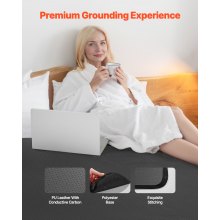 VEVOR Grounding Mat 73 x 54 in Earthing Mat with Cord for Sleep Energy Anxiety