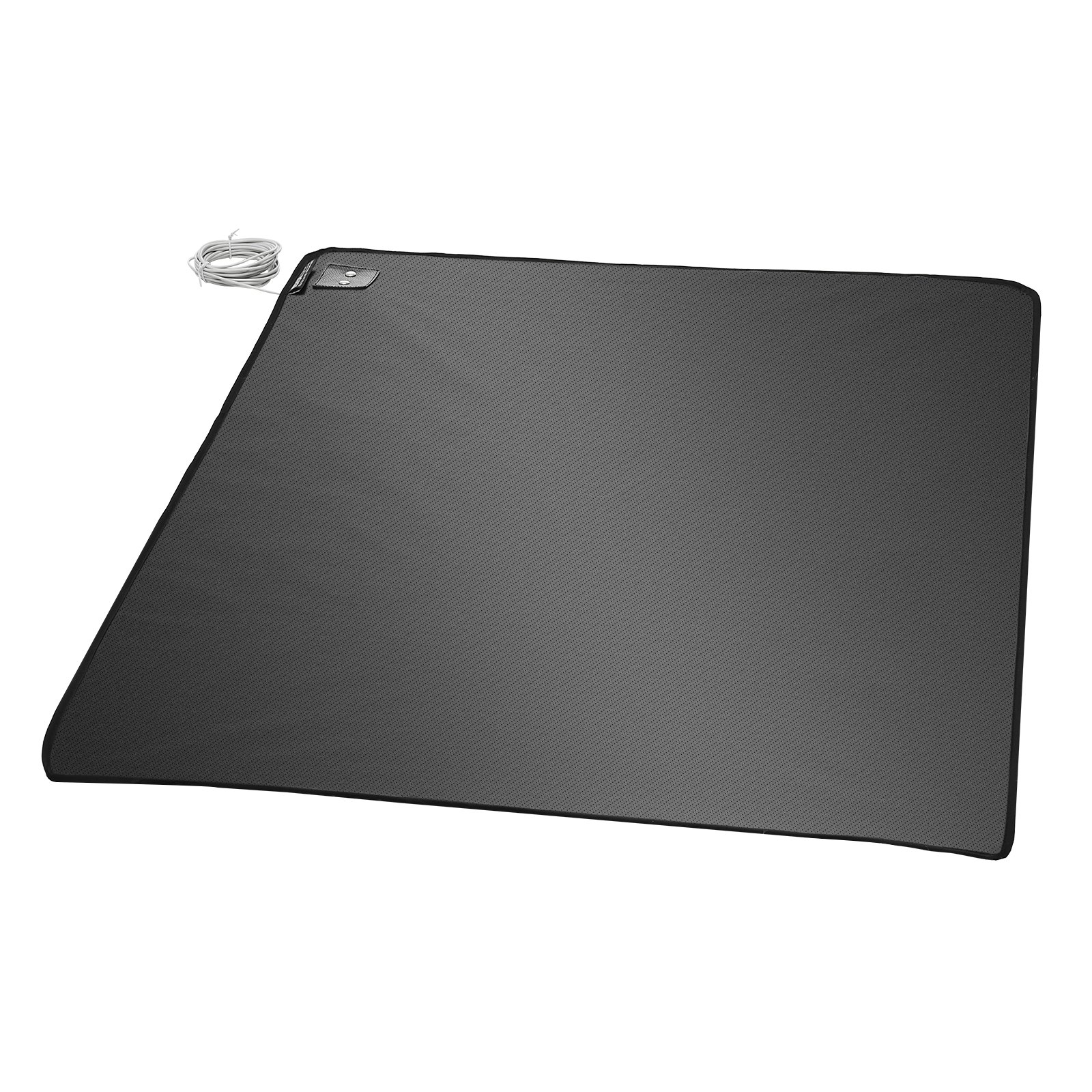 VEVOR Grounding Mat, 680 x 990 mm Anti-Slip PU Leather Earthing Mat, with 15 Feet Grounding Cord, Grounding Pad for Sleep, Boost Energy, Improve Sleep, Reduce Anxiety at Home Office or Work
