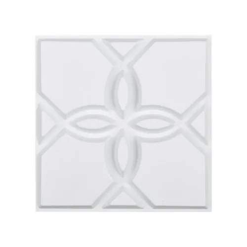 VEVOR 3D Wall Panels 33-Pack 11.81x11.81'' PVC 32 Sq.Ft Coverage Floral White