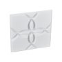 VEVOR 3D Wall Panels, 33-Pack 11.81 x 11.81 in PVC Modern Art Minimalist Floral Tiles, 32 Sq.Ft Coverage Accent Wall Panel, Interior Home Decor for Ceiling, Bedroom, Living & Gaming Room, Matte White