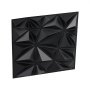 VEVOR 3D Wall Panels, 33-Pack 11.81 x 11.81 in PVC Modern Art Minimalist Diamond Tiles, 32 Sq.Ft Coverage Accent Wall Panel, Interior Home Decor for Ceiling, Bedroom, Living & Gaming Room, Matte Black