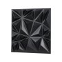 VEVOR 3D nástěnné panely, balení 33 kusů 11,81 x 11,81 palce PVC moderní umělecké minimalistické diamantové dlaždice, pokrytí 2,97㎡ akcentový nástěnný panel, interiérová dekorace pro strop, ložnici, obývací pokoj a hernu, matná černá