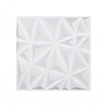 VEVOR 3D Wall Panels 33-Pack 11.81x11.81'' PVC 32 Sq.Ft Coverage Diamond White