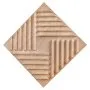 VEVOR 3D Wall Panels, 12-Pack 19.7 x 19.7 in PVC Modern Art Minimalist Salt Tiles, 32 Sq.Ft Coverage Accent Wall Panel, Interior Home Decor for Ceiling, Bedroom, Living & Gaming Room, Light Wood Color