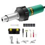 Hot Air Plastic Welder 1600W PVC TPO Vinyl Heat Gun Torch & 11 Accessories