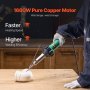 VEVOR Hot Air Plastic Welder 1600W PVC TPO Vinyl Heat Gun Torch & 14 Accessories