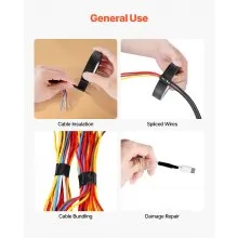 10 Rolls Electrical Tape PVC Insulating Tamp Adhesive Wire 3/4 in x 66 ft Black