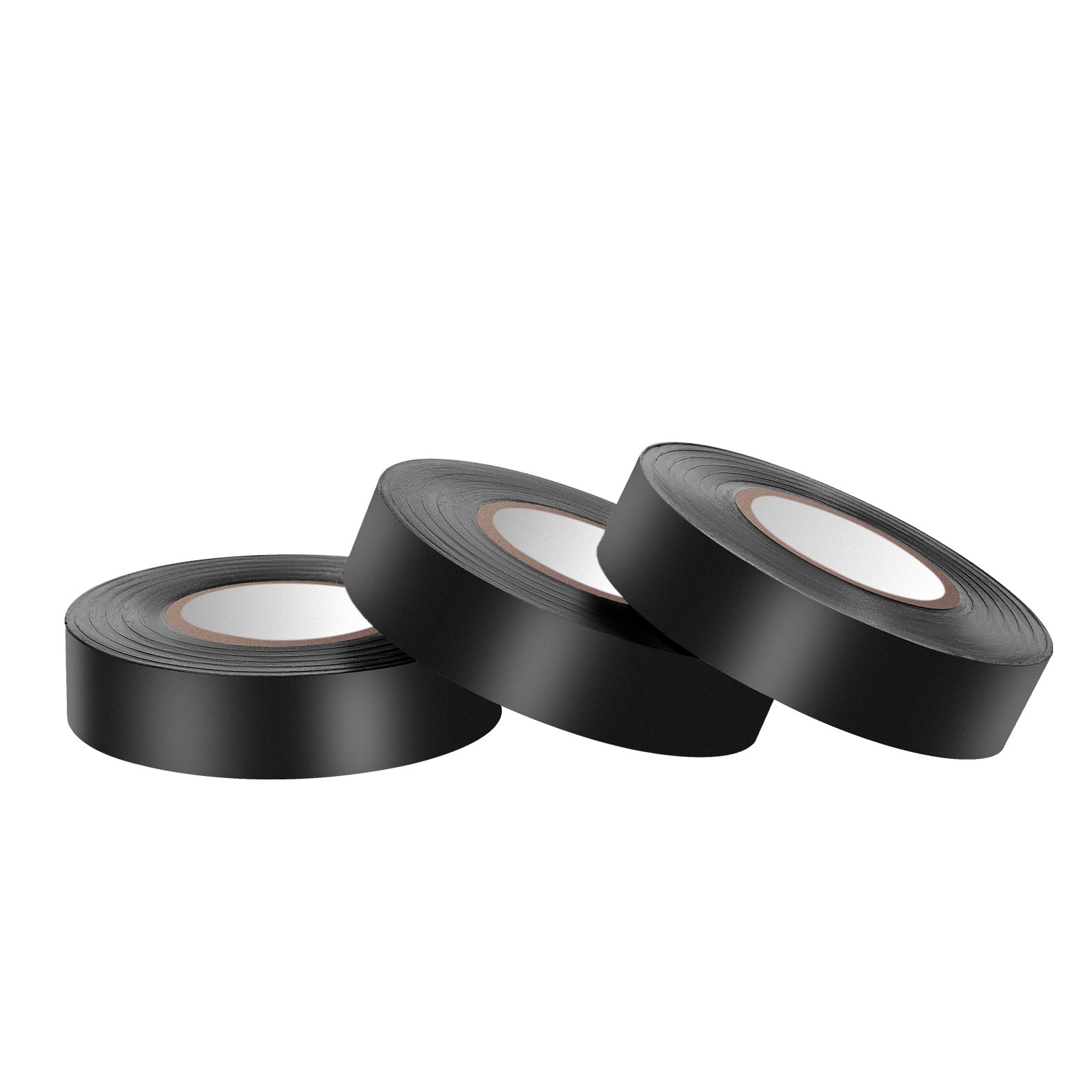 VEVOR 600V Electrical Tape, 10 Rolls, 3/4 in x 66 ft General Purpose PVC Insulating Wire, 0℉ to 221℉ Flame Retardant, Waterproof, Secure Adhesion, Weather Resistance, for Electrical Equipment, Black