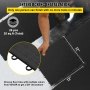 VEVOR Garasjefliser Sammenlåsende Garasjegulvbelegg Fliser 12x12" 25 Pack Black