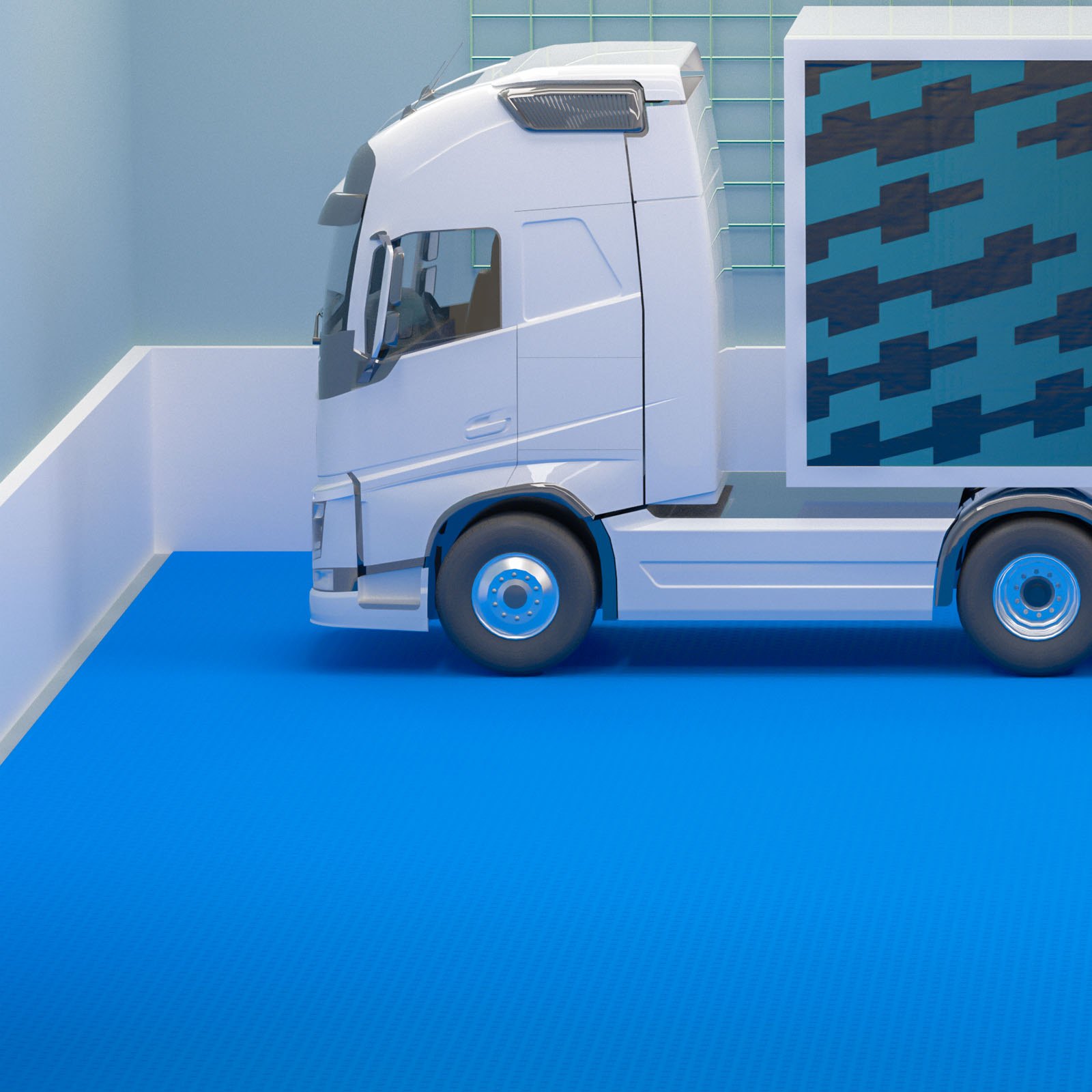 VEVOR Garage Tiles Interlocking Garage Floor Covering Tiles 12x12" 25 Pack Blue