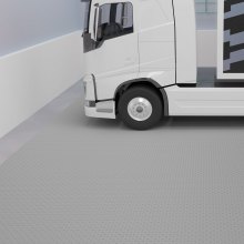 VEVOR Garage Tiles Interlocking Garage Flooring Tiles 12x12" 50 Pack Silver