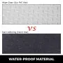 VEVOR Garage Floor Mat 25.5 x 3.6 Ft Garage Flooring 2.5mm Thickness Silver Garage Mat PVC Garage Floor Mats for Under Cars