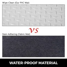 VEVOR Garage Floor Mat 25.5 x 3.6 Ft Garage Flooring 2.5mm Thickness Silver Garage Mat PVC Garage Floor Mats for Under Cars