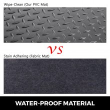 VEVOR – tapis de sol de Garage en PVC, 2 rouleaux, 17x3.6 pieds, épaisseur 2.5mm, noir, pour sous la voiture