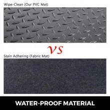 VEVOR Garage Floor Mats 2 Rolls 17 x 3.6 Ft Garage Mat 2.5mm Thickness Black Garage Flooring PVC Garage Mats for Under Car