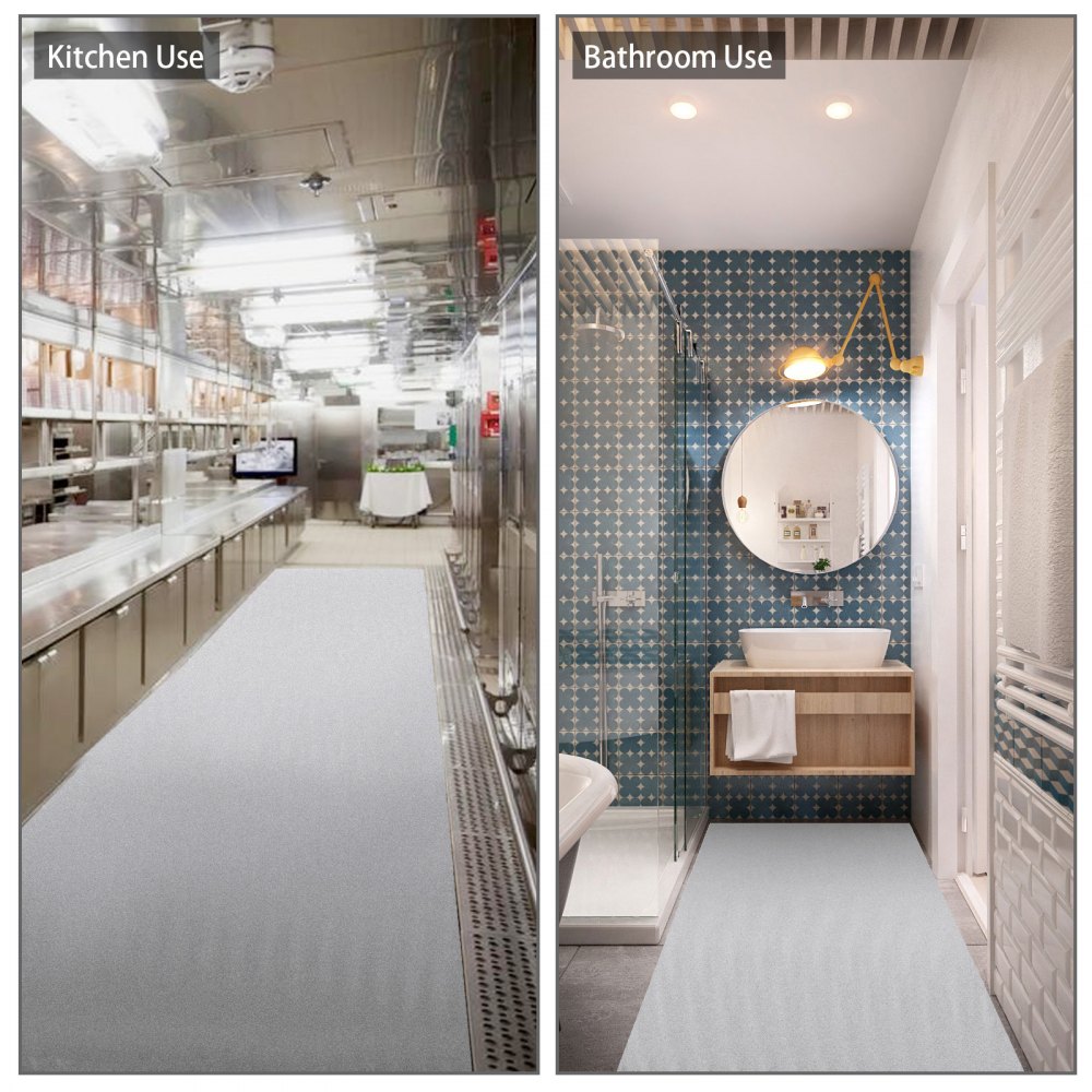 Grage Flooring Mat Roll Vinyl Floor Covering for Gym Workshop 5.2x1.1Mx2(Roll)