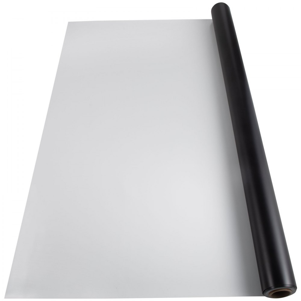 VEVOR Dance Floor, 6.6x23ft Dance Floor Roll, 0.06in Thick PVC Vinyl Dance Floor, Black/White Reversible Portable Dance Floor, Non-Slip Dance Flooring, Ballet Dance Floor for Jazz, Pop, Lyrical Style
