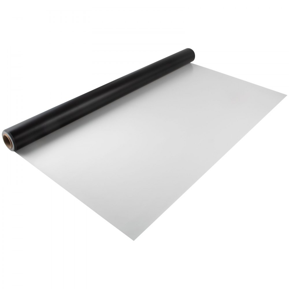 VEVOR Dance Floor, 6.6x23ft Dance Floor Roll, 0.06in Thick PVC Vinyl Dance Floor, Black/White Reversible Portable Dance Floor, Non-Slip Dance Flooring, Ballet Dance Floor for Jazz, Pop, Lyrical Style