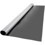 unrolled black VEVOR dance floor roll on white background.