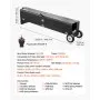 VEVOR Electric PVC Conduit Heater, 1/2" to 4", 2200W Rapid and Even Heating, PVC Bender Heater Pipe Bending Tool with Carrying Handle, Easy to Use, for Construction Crews, DIY Enthusiasts, Workshop