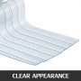 Pvc Plastic Door Curtain Strips 98.4’x11.8''x0.08'' High Visibility Anti-static