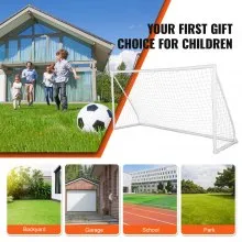 VEVOR Portable Soccer Goal, 12x6 ft Soccer Net, Adults Kids Backyard Soccer Net, Large Practice Soccer Net, Youth Training Soccer Goal Set, All-Weather Outdoor Soccer Goals with Carry Bag, 1 Pack