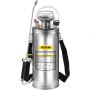 VEVOR Stainless Steel Sprayer 8L Household Gardening and Floor Cleaning Sprayer, Suitable for the Current Neds of Industry, Agriculture, Commerce, Medicine and Other Industries