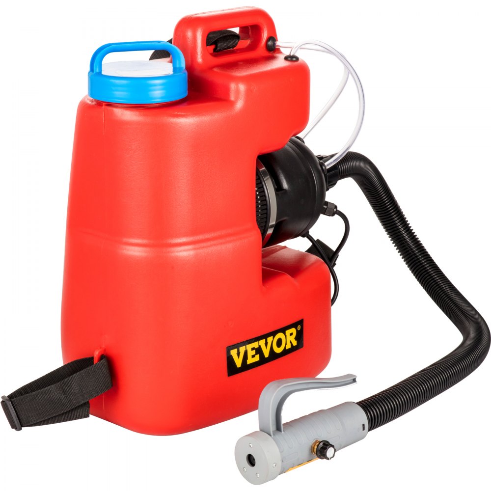 VEVOR Electric Fogger Machine 5.2GAL Backpack Sprayer 1200W Backpack Mist Blower Adjustable Particle Size 20-50?m ULV Cold Fogging Machine Portable with Extended Commercial Hose for Indoor/Outdoor