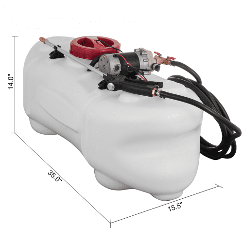 VEVOR Spot Sprayer 15.8 Gallon 12 Volt ATV Spot Sprayer with Complete Accessories 1.3 GPM 145 PSI Broadcast and Spot Sprayer for Garden Lawn Agriculture Spray