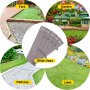 VEVOR steel lawn edging: ideal for yards, gardens, pathways, and lawns.