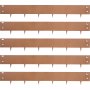 VEVOR Steel Lawn Edging, 5PCS 5"x39" Metal Landscape Edgings, 16.25 ft Total Length Garden Border, Flexible and Bendable Galvanized Steel Landscaping, Metal Edge for Yard, Lawn, Pathway, Brown